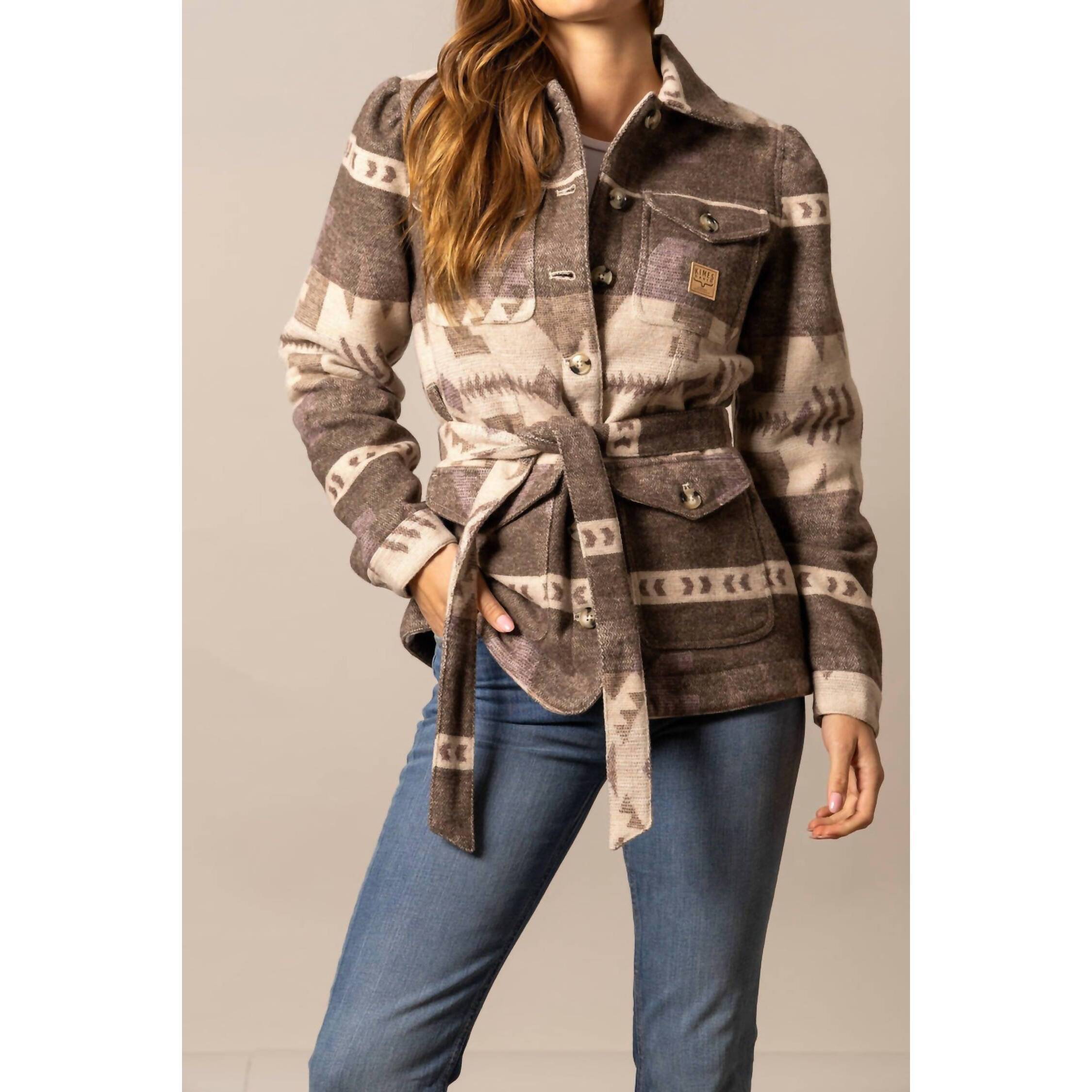 New Kimes Ranch Rebecca Wool Coat In Natural